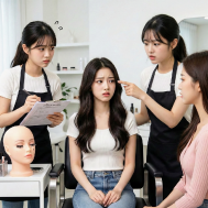 悩む女性イラスト